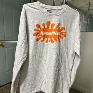 Nickelodeon Gray and Orange Tee